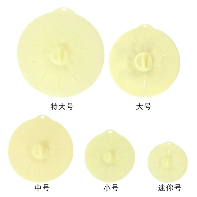 Silicone Suction Lid Cover Set