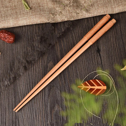 Handmade Japanese Natural Chestnut Wood Sushi Chopsticks